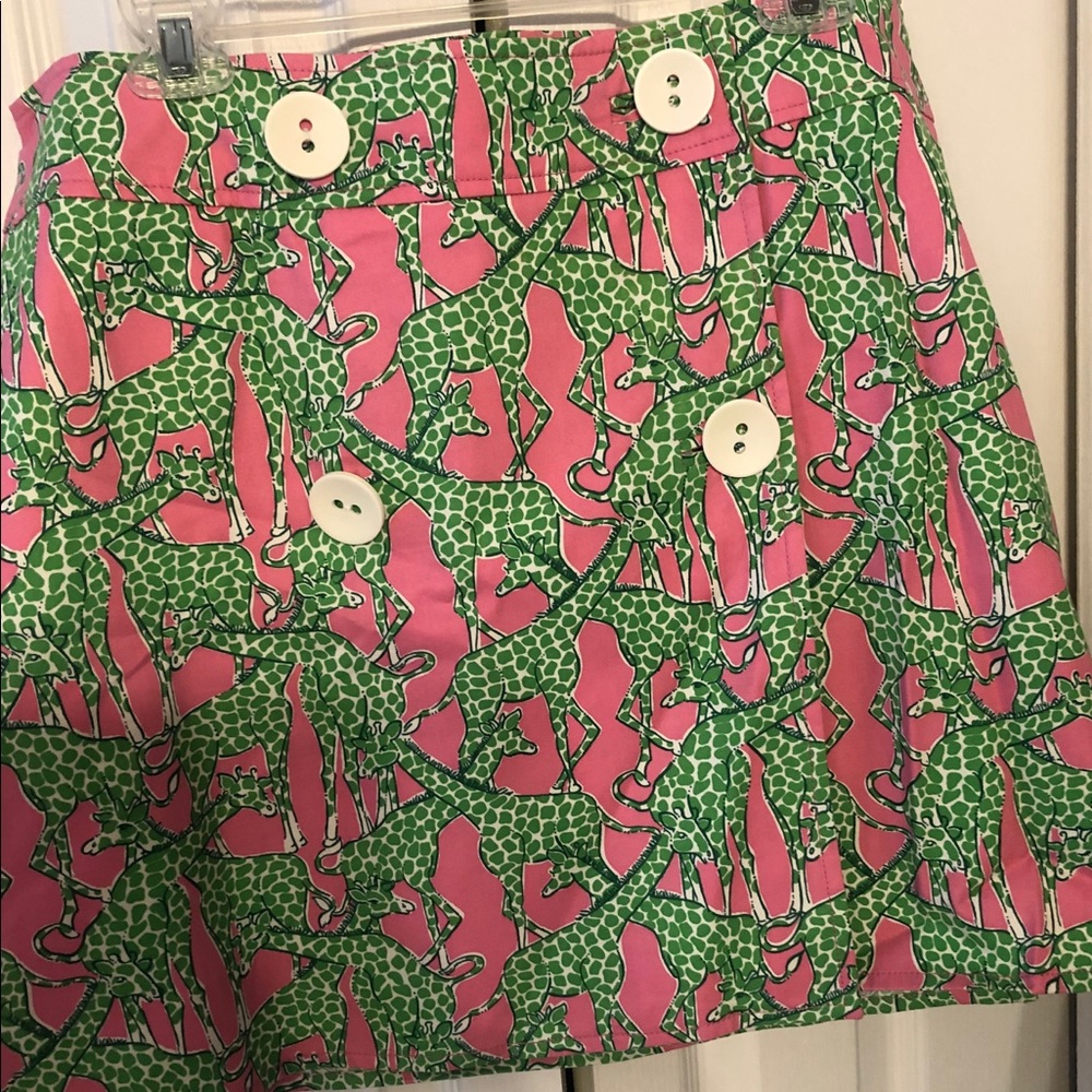 Beautiful Lilly Pulitzer Pink & Green print Skirt